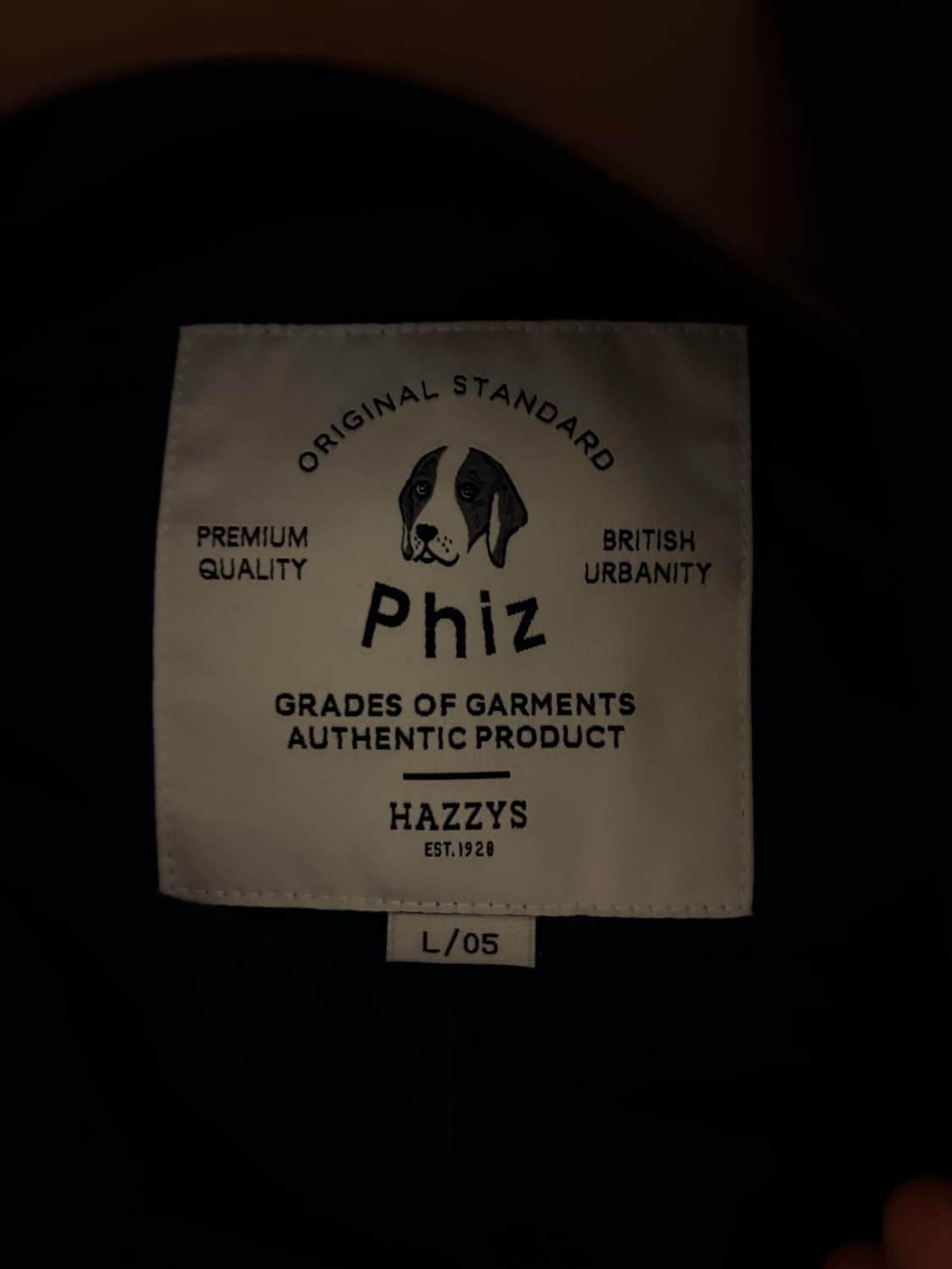 HAZZYS 해지스 네이비 발마칸 코트 105 상품이미지3