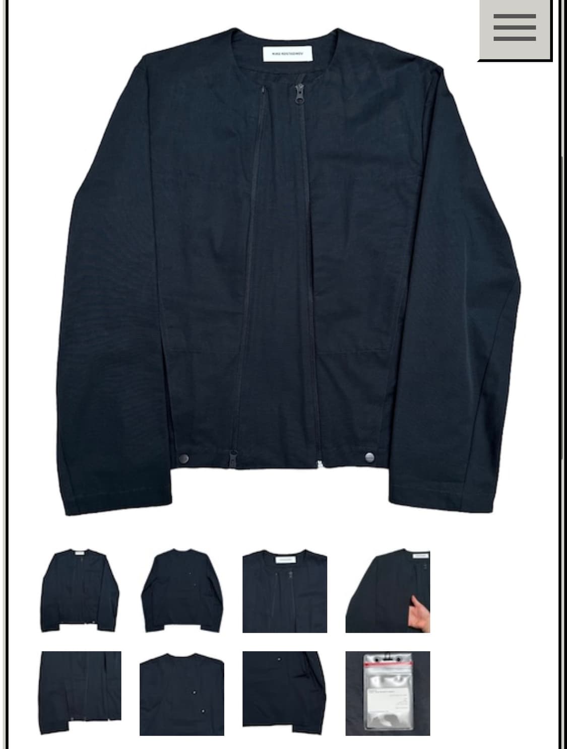 키코 코스타디노브 다크 그레이 자켓 S 상품이미지7