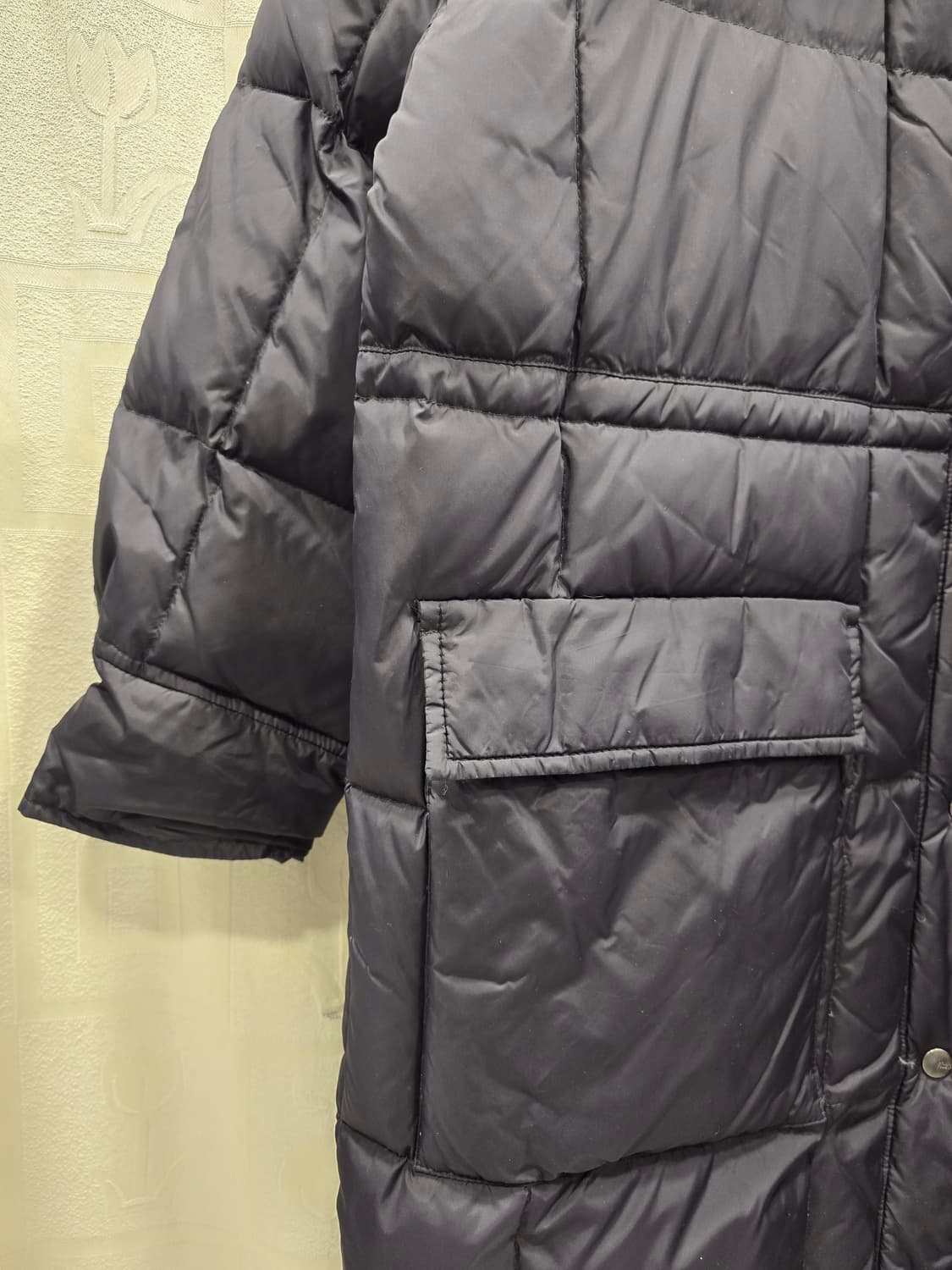 스튜디오톰보이 오버핏 롱패딩 블랙 프리사이즈 상품이미지4