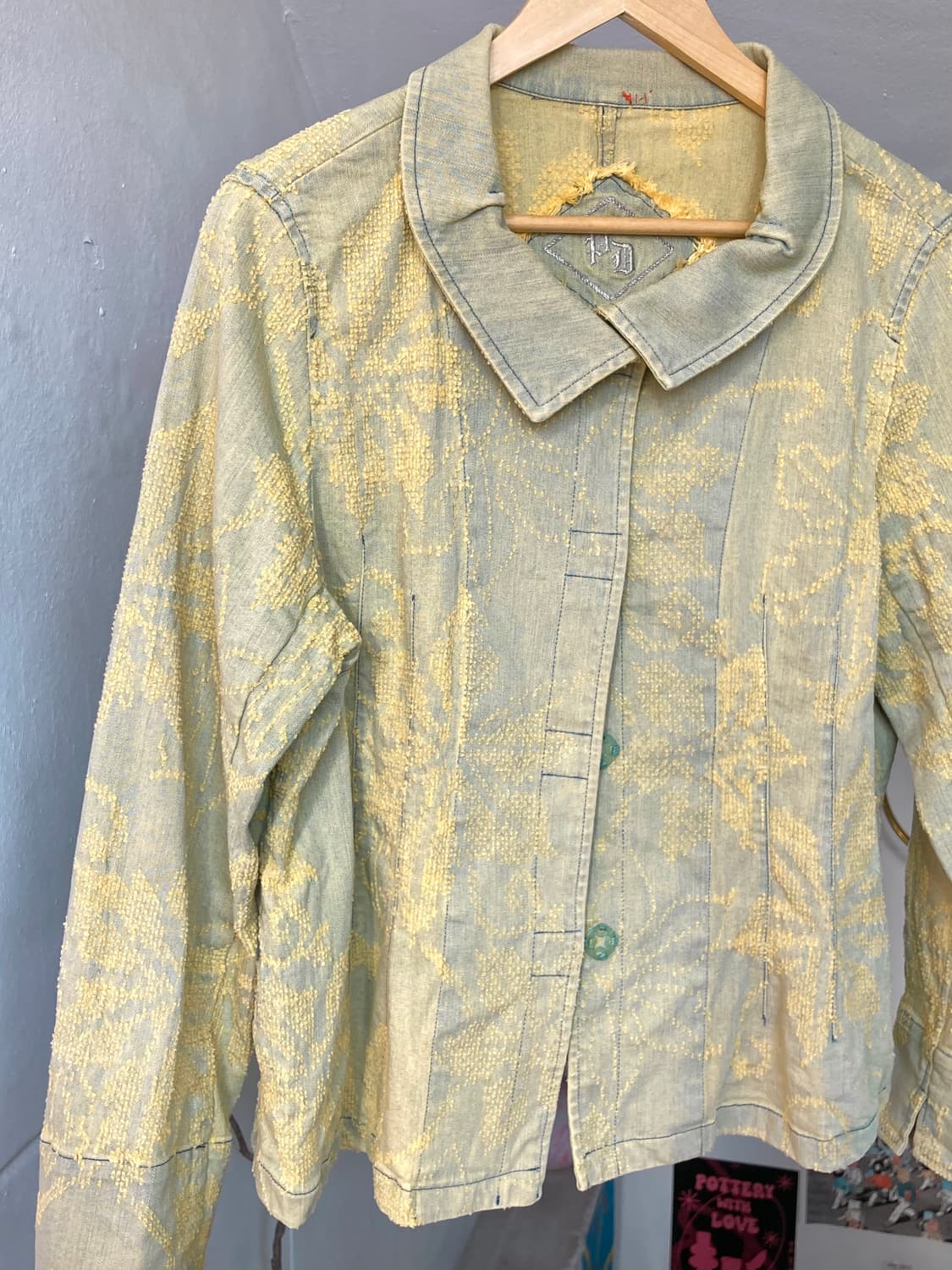 빈티지 에스닉 자수 패턴 자켓 상품이미지2