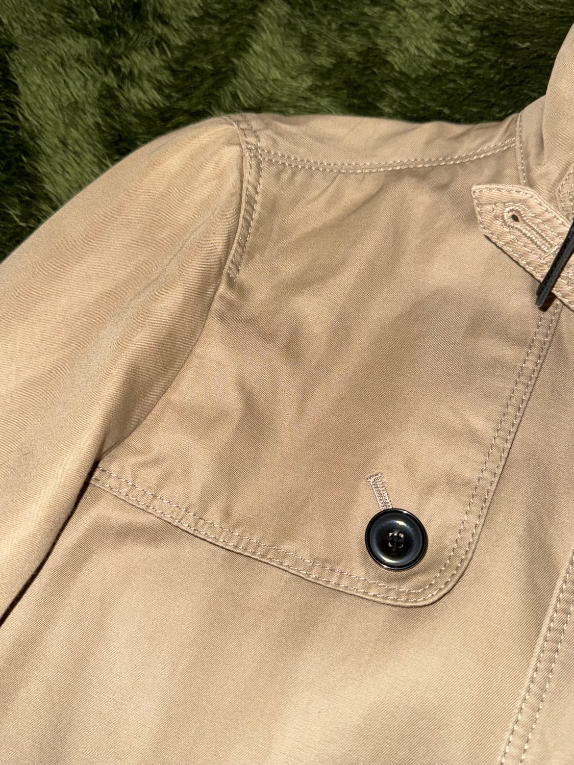 [S] 유나이티드 애로우즈 뷰티앤유스 클래식 핏 숏 코트 베이지 상품이미지6