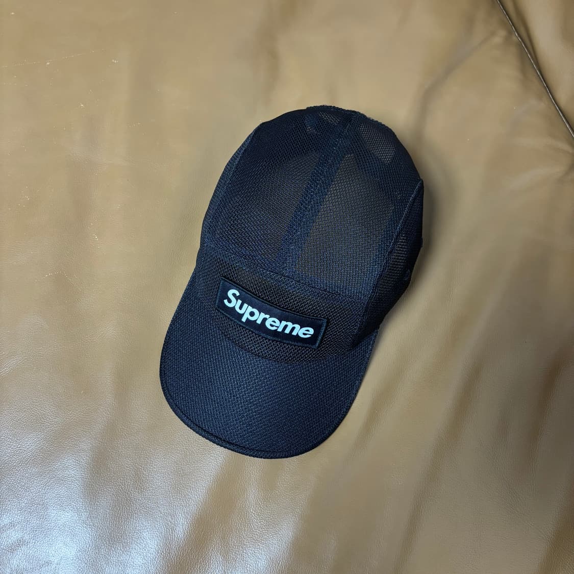 슈프림 캠프캡 모자 박스로고 23ss 메쉬 코듀라 블랙 상품이미지6