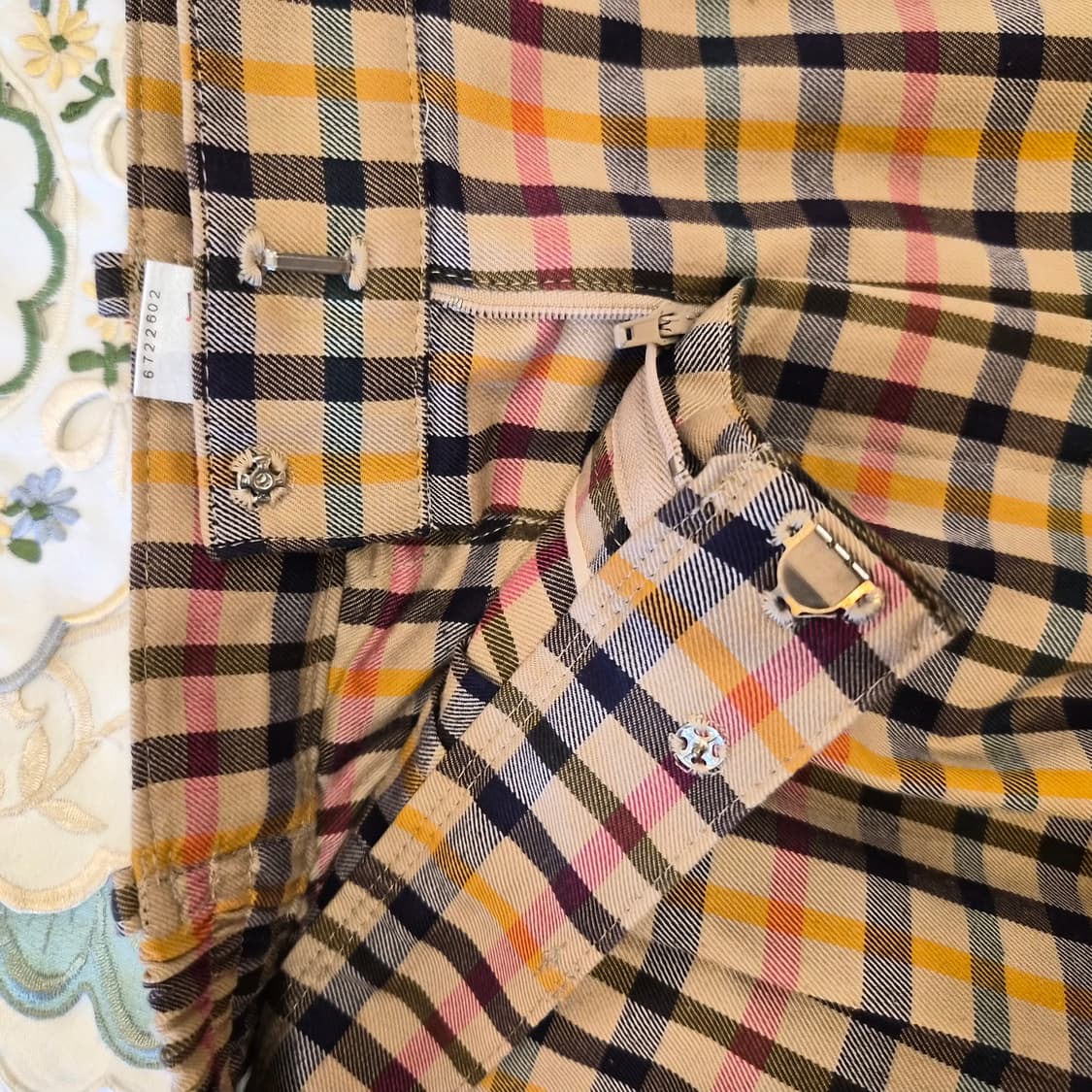 닥스 런던  체크 하프팬츠 (일본산) 상품이미지7