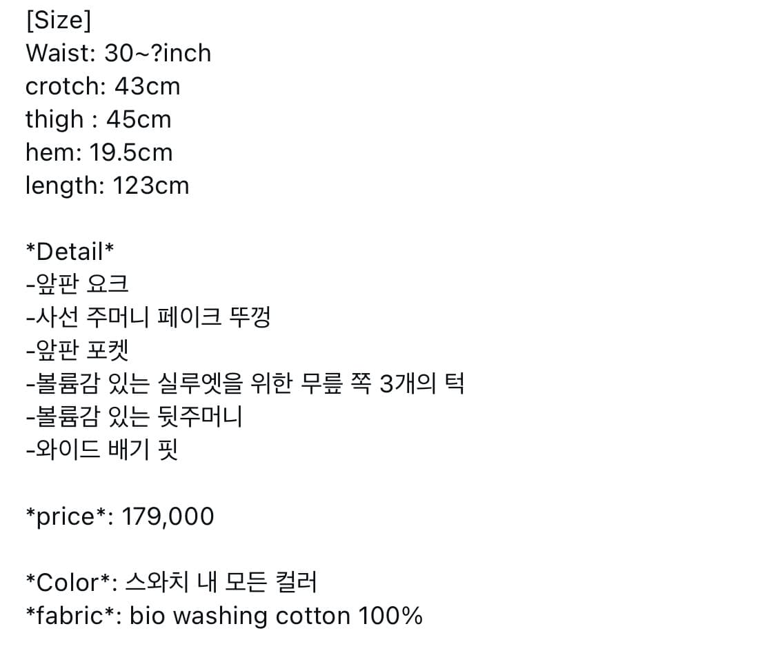 Pol baggy pants (삼양쉐이드)  상품이미지3