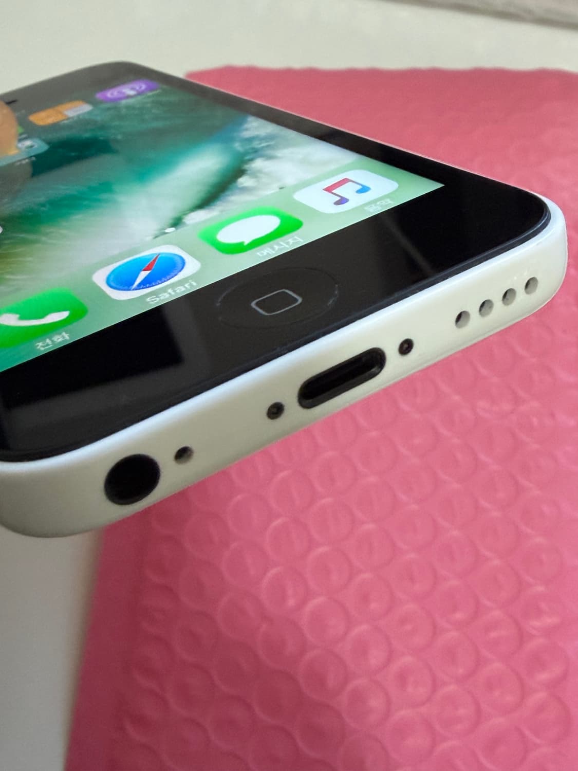 아이폰5c 화이트 16기가 #8731 A급 상품이미지5