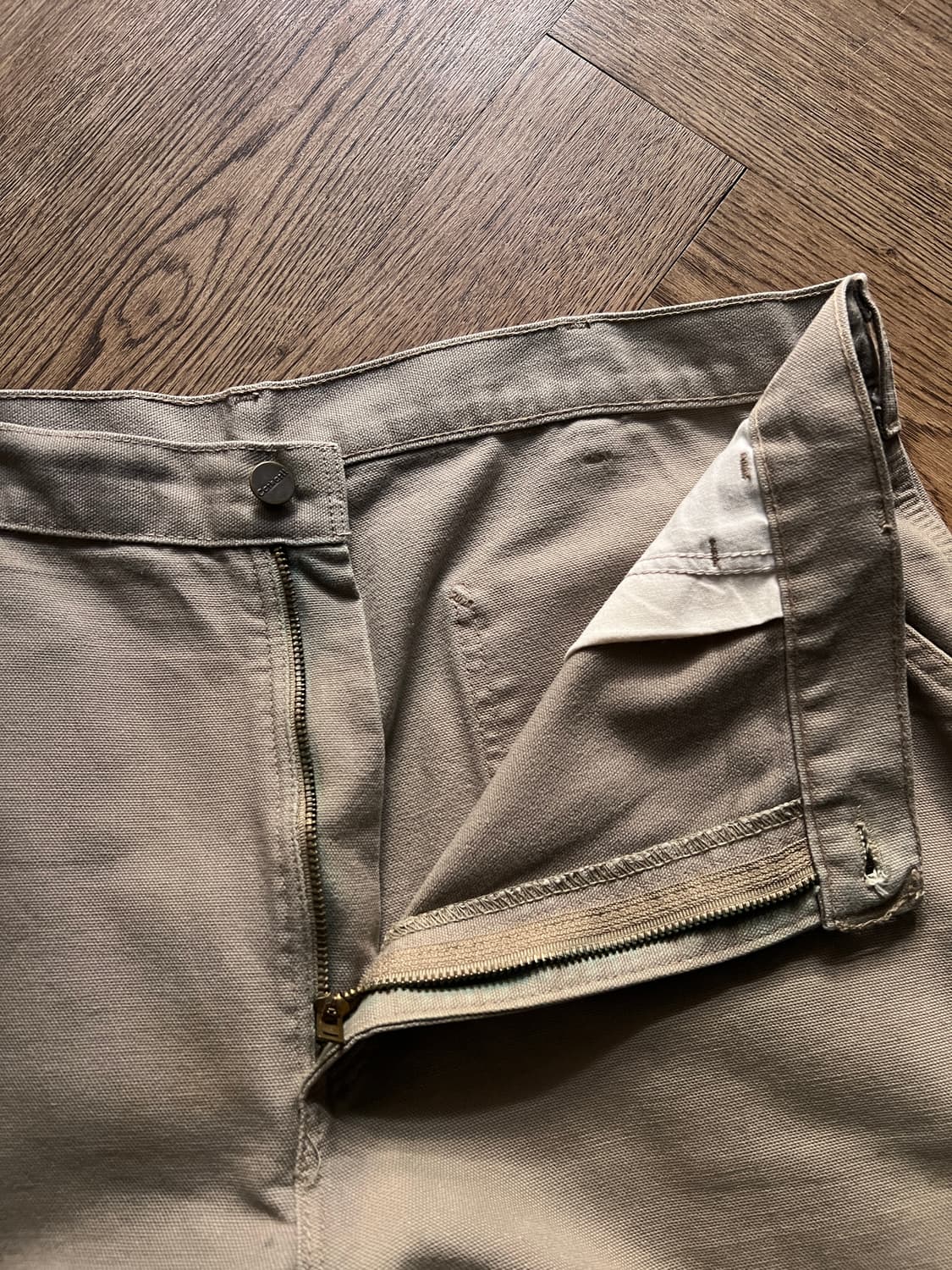 [38]칼하트 USA 데저트 탄 싱글니 캔버스 워크팬츠 상품이미지6