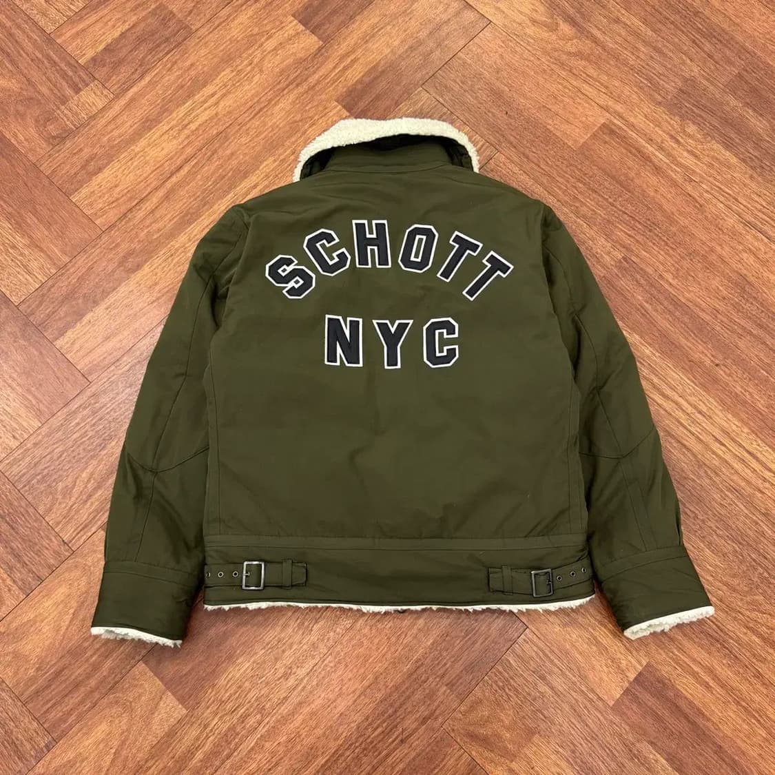 L 재팬 쇼트 B-3 양털 덱 패딩 자캣 상품이미지1