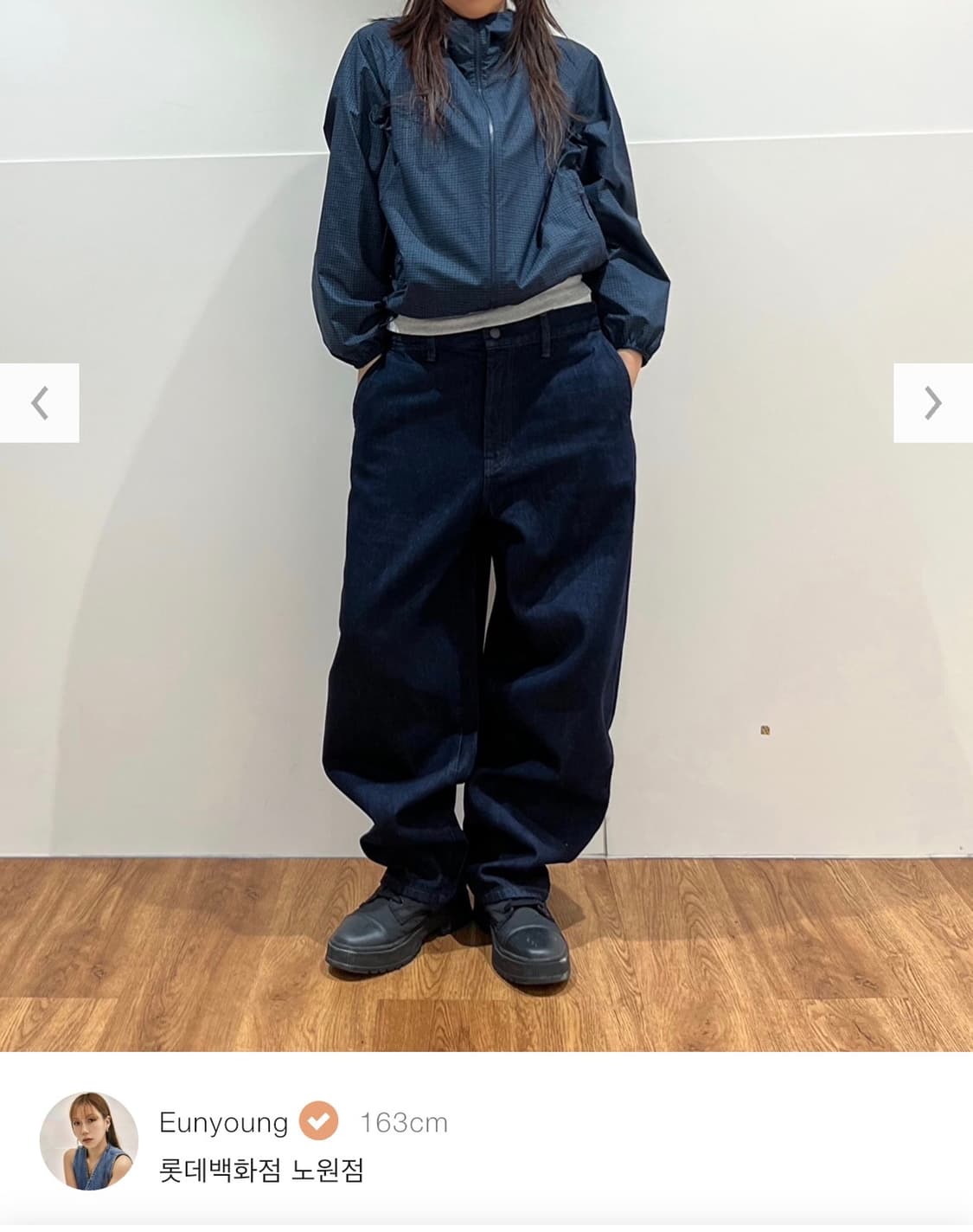 유니클로  포켓터블  UV 파카 (바람막이) 상품이미지2