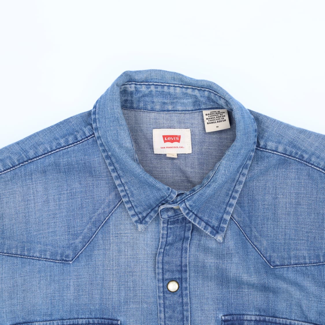 M 리바이스 데님 포켓 셔츠 N7462 상품이미지3