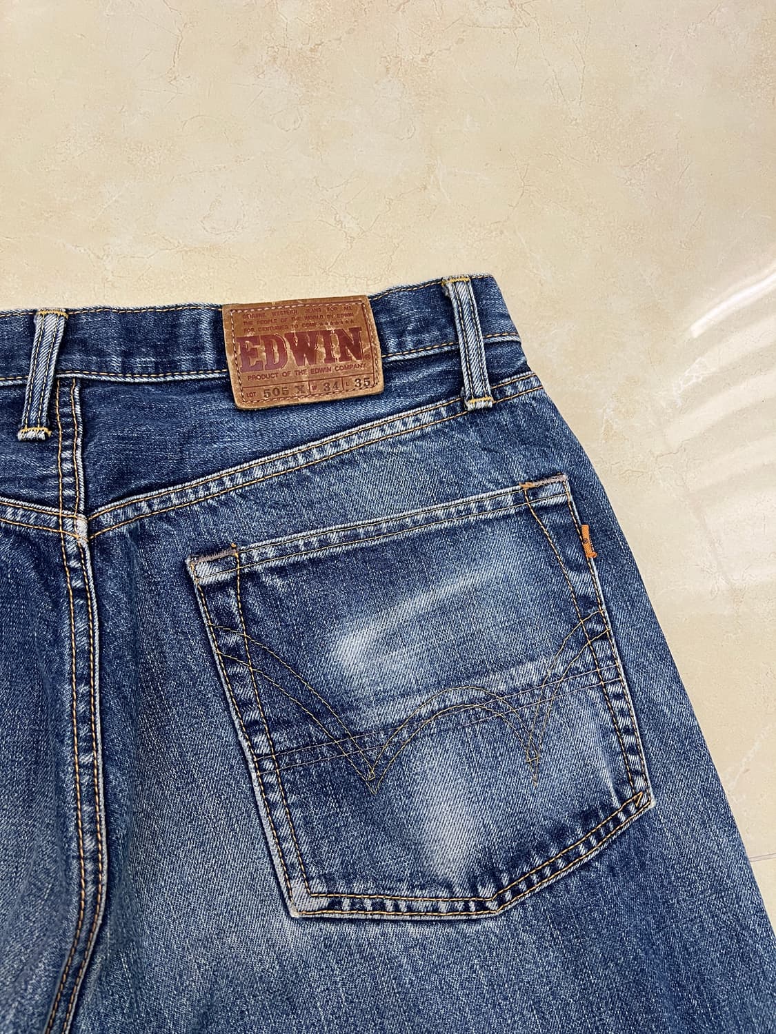 Edwin 505X selvedge 빅사이즈 34“ 상품이미지4