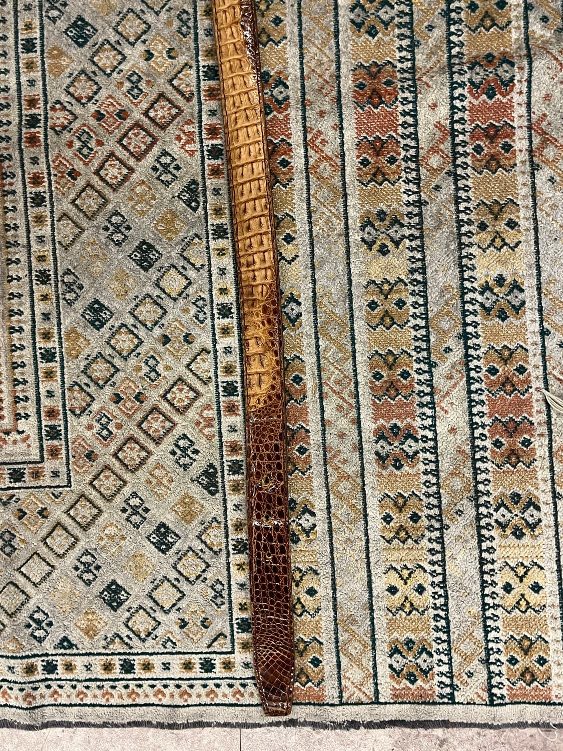 빈티지 가죽 벨트 브라운 #csz22 상품이미지4