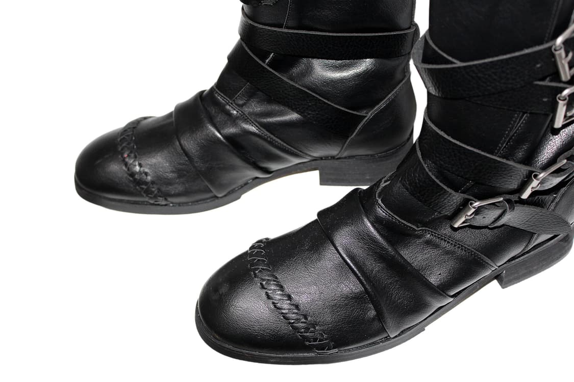 Whoop de doo Buckle Strap Leather Boots 상품이미지3