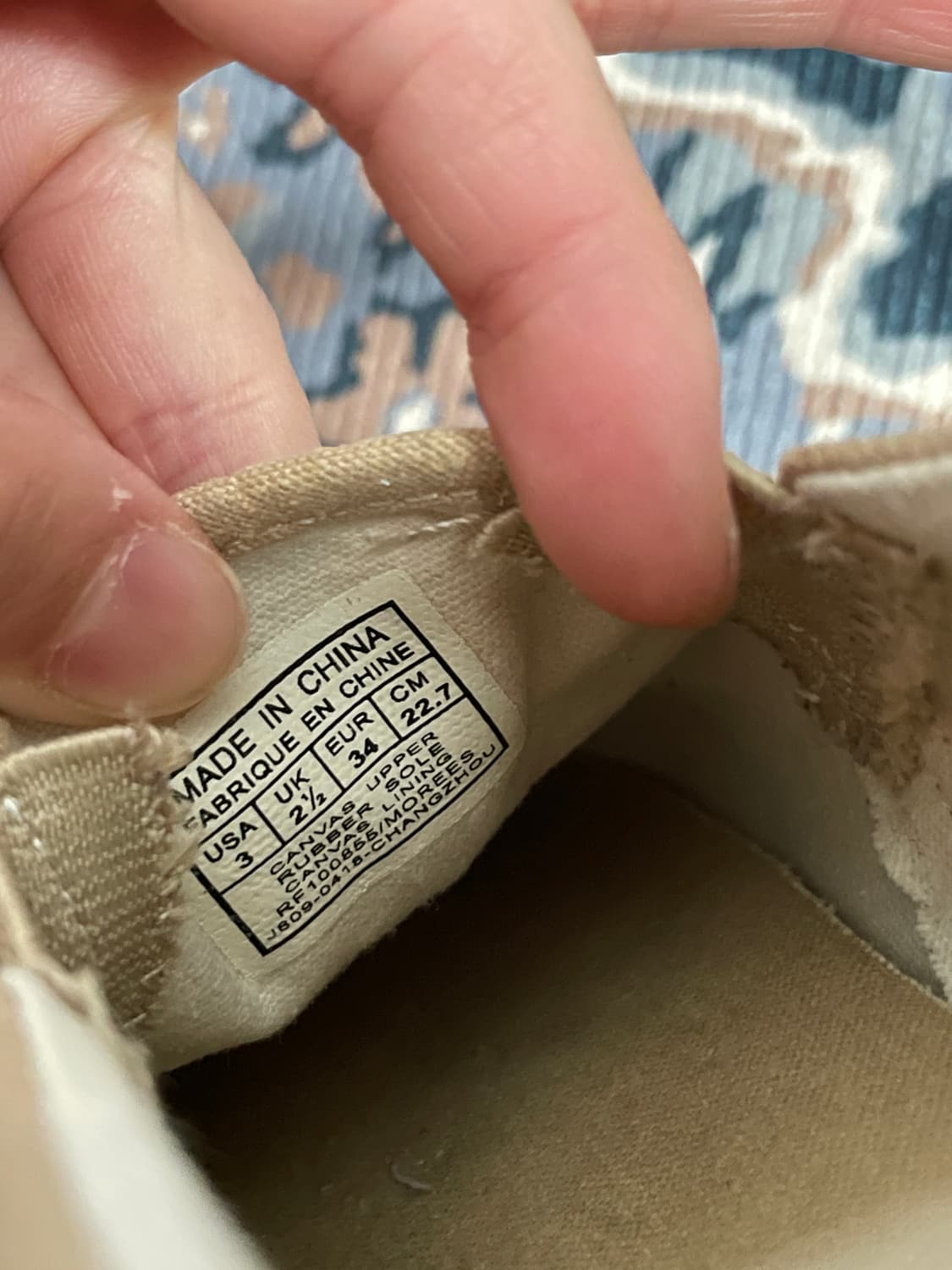 폴로랄프로렌 키즈 베이지 슬립온 스니커즈 22.7cm 상품이미지9