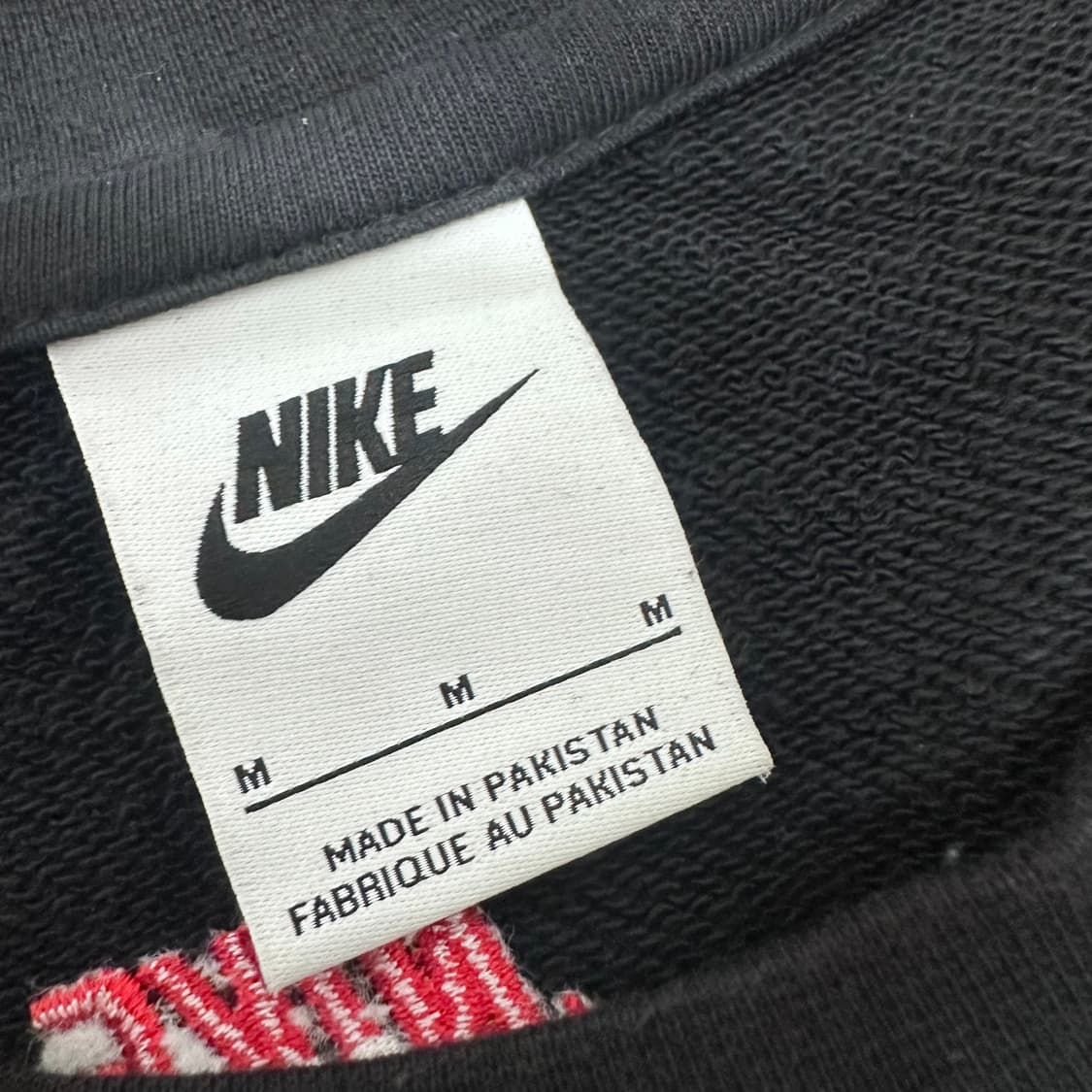 NIKE 나이키 로고 자수 맨투맨 블랙 M 상품이미지3