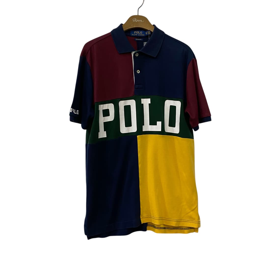 여성용 폴로 빅로고 반팔 카라티(XS) 상품이미지1