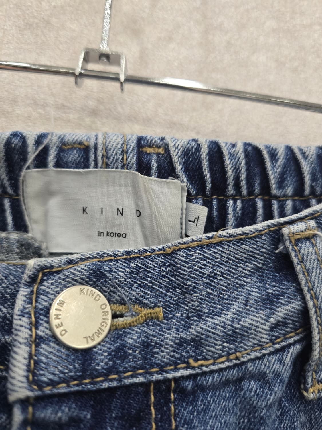 KIND 데님 밴딩 숏팬츠 상품이미지3