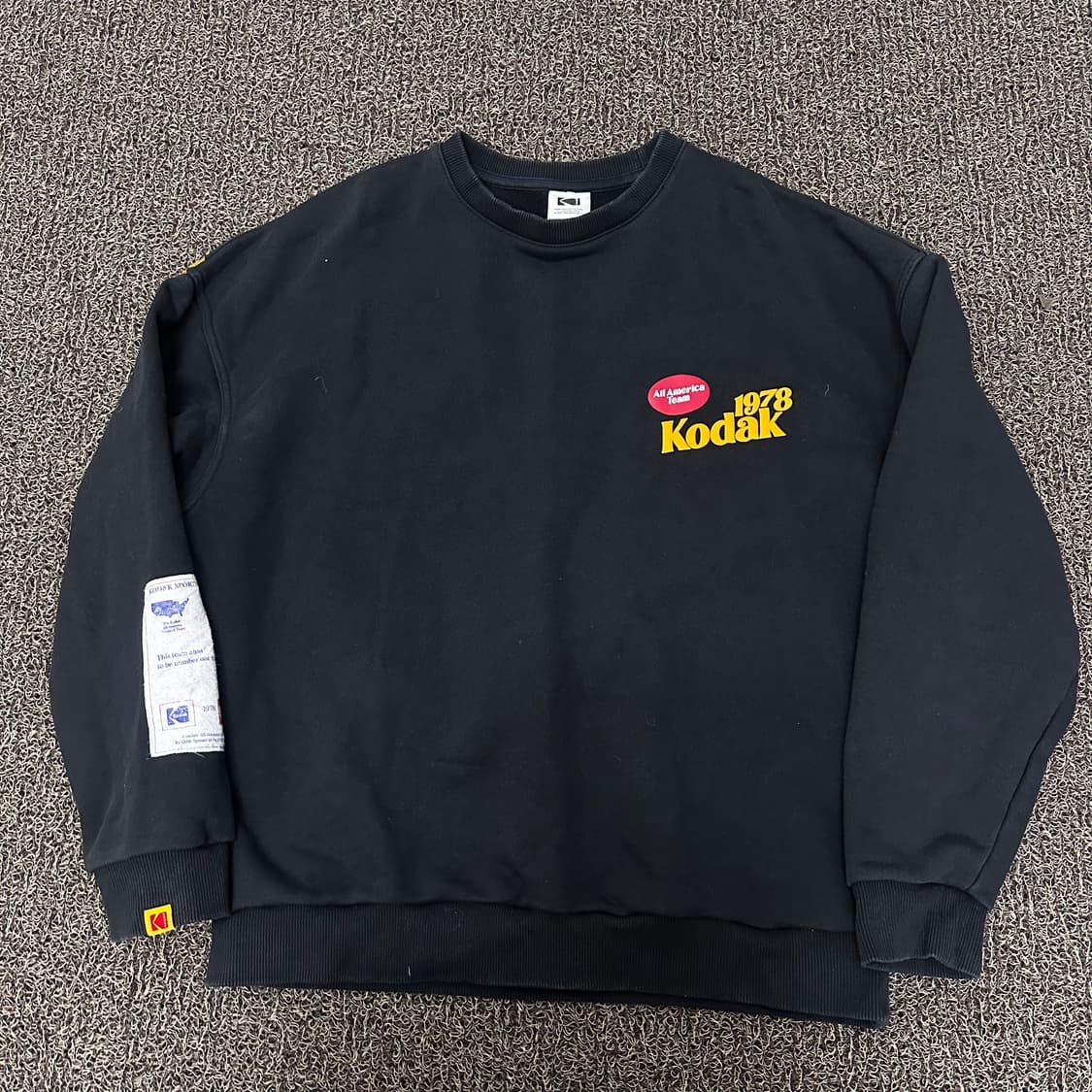 KODAK 코닥 맨투맨 블랙 L 상품이미지1