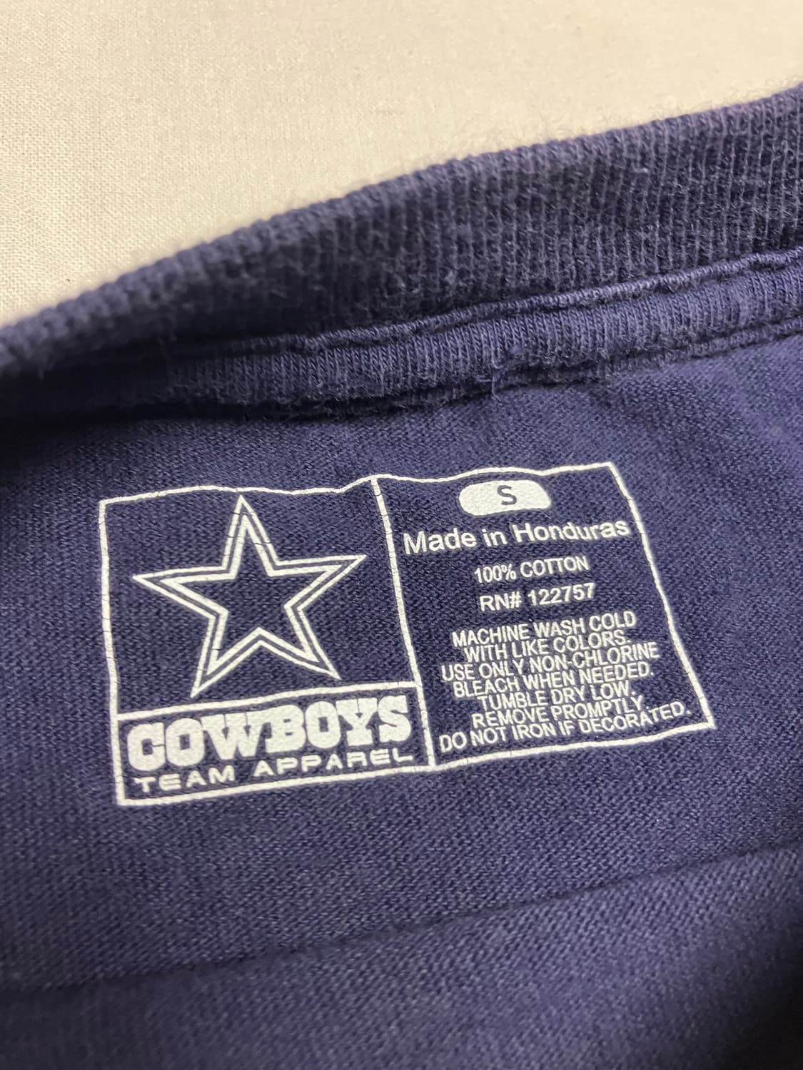 NFL 댈러스 카우보이스 챔피언 링 티셔츠 상품이미지3