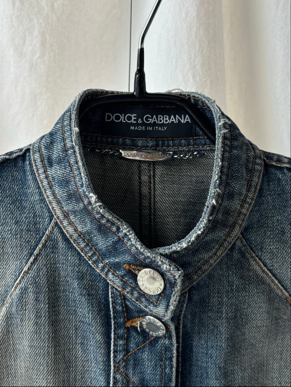 돌체앤가바나 데님 바이커 자켓  상품이미지8
