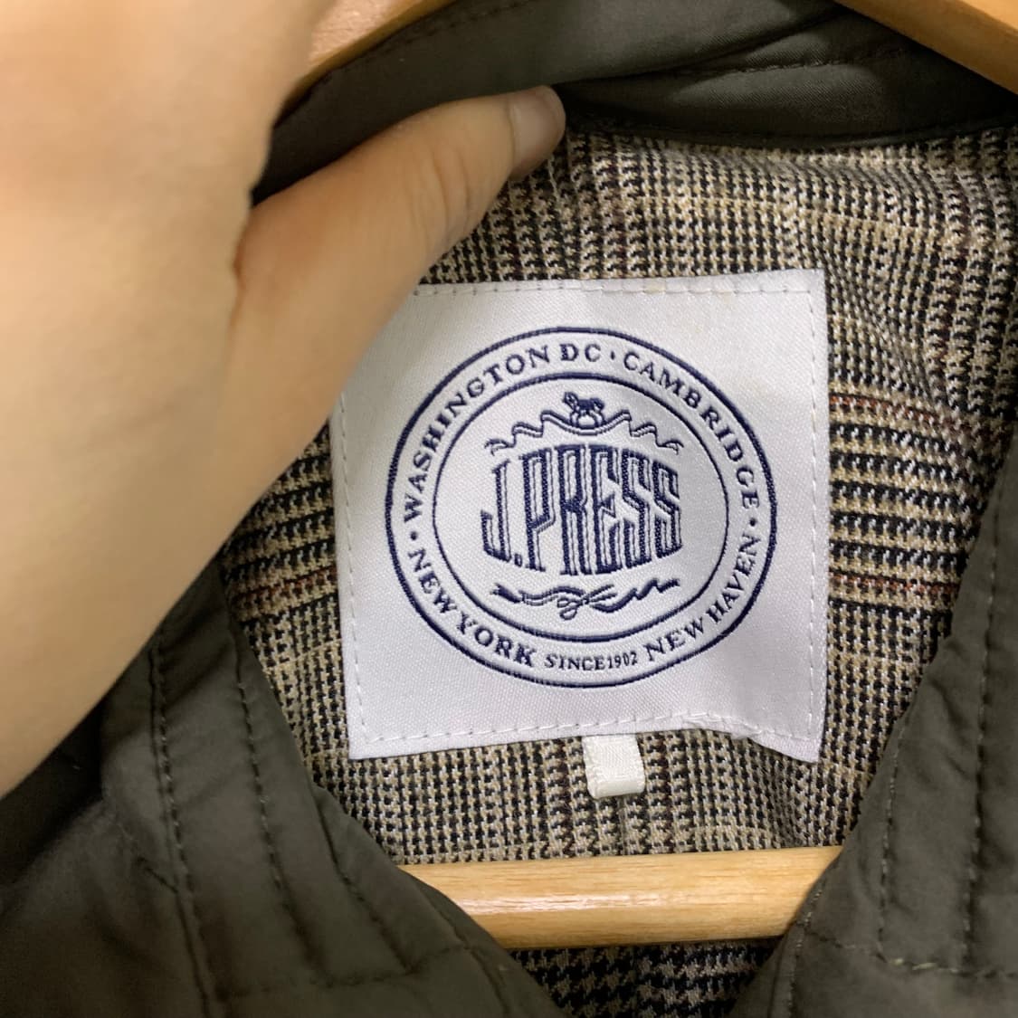 제이프레스 일본 빈티지 퀄팅 버튼 자켓 카키 점퍼 상품이미지8