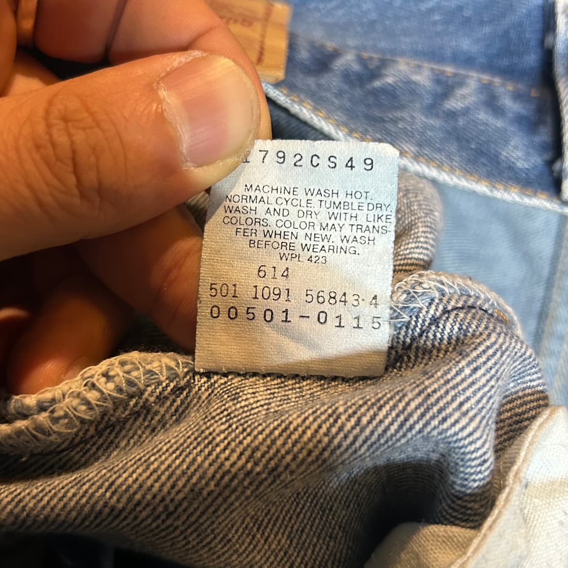 34inch) 리바이스 USA 90s 501 데님 청바지 상품이미지10