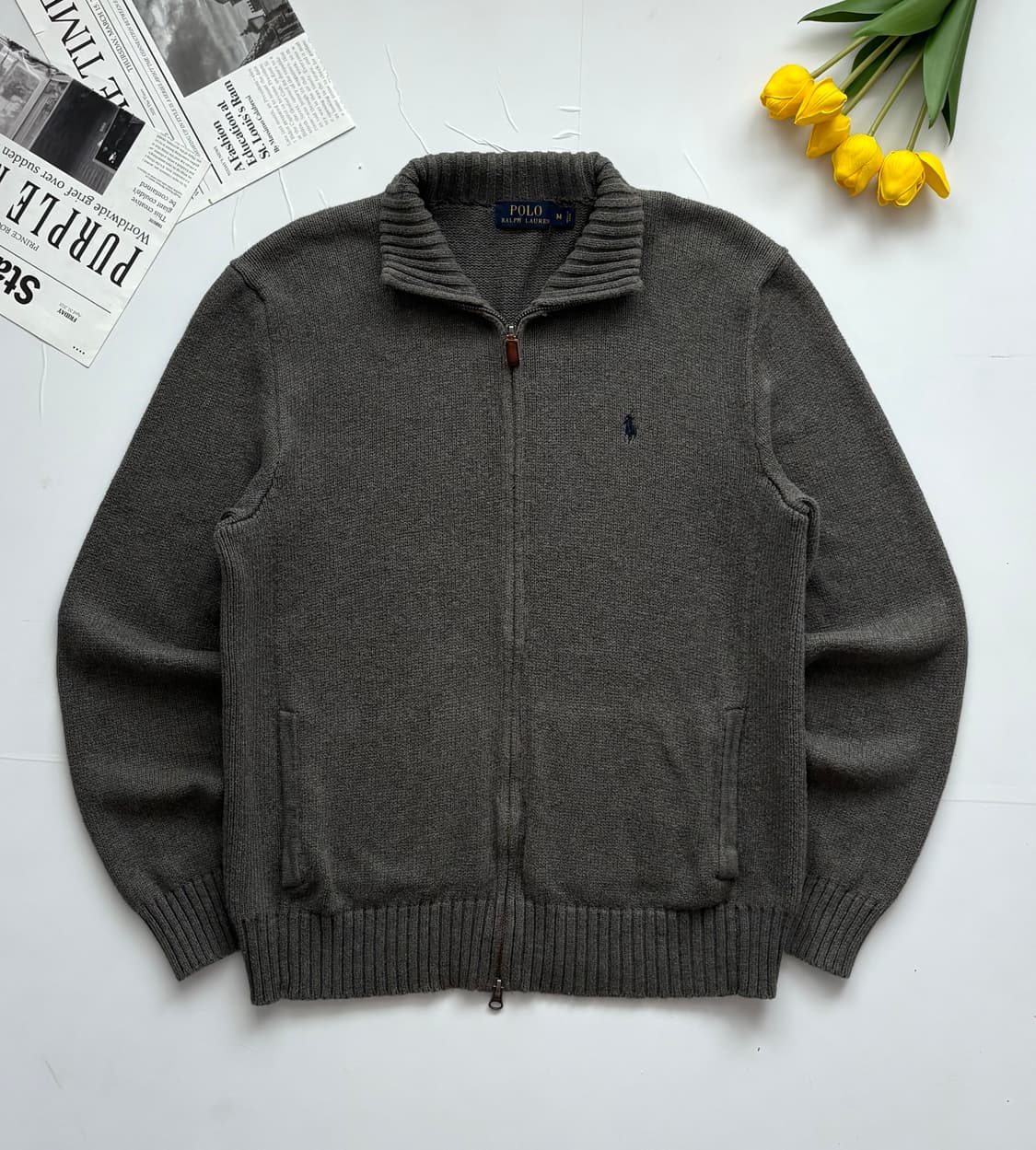 Polo 폴로랄프로렌 투웨이 니트 집업 상품이미지2