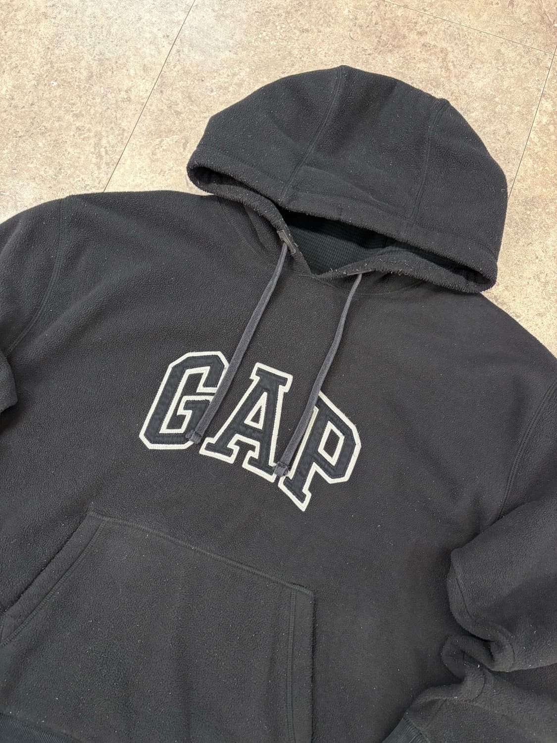 Gap 갭 블랙 플리스 후드티 #csz4276 상품이미지5
