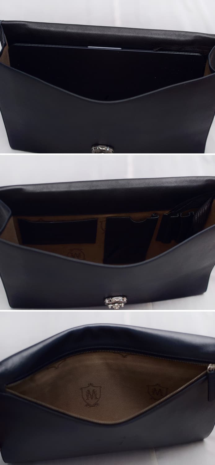 마시모두띠 한정판 레더 버클락 클러치백 도큐먼트케이스 상품이미지6