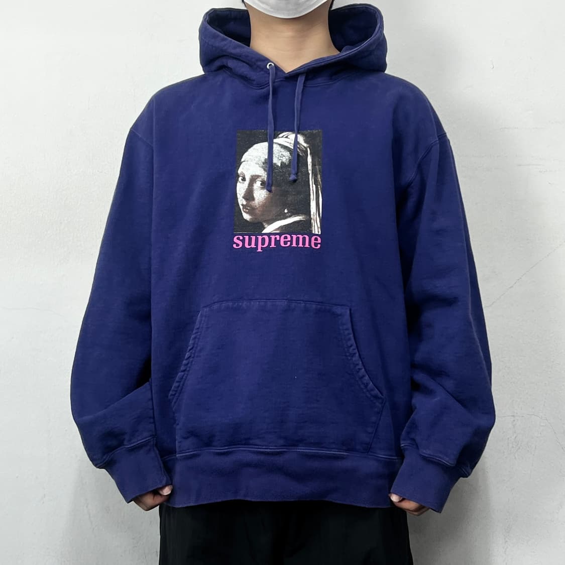 슈프림 펄 후디 스웨트셔츠 네이비 상품이미지1