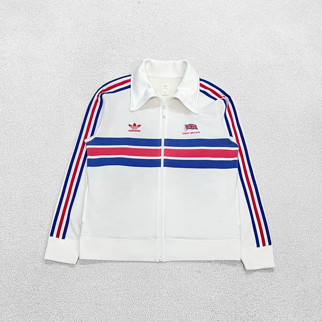 아디다스 신영국 트랙탑 져지 화이트 (대장급) 상품이미지1
