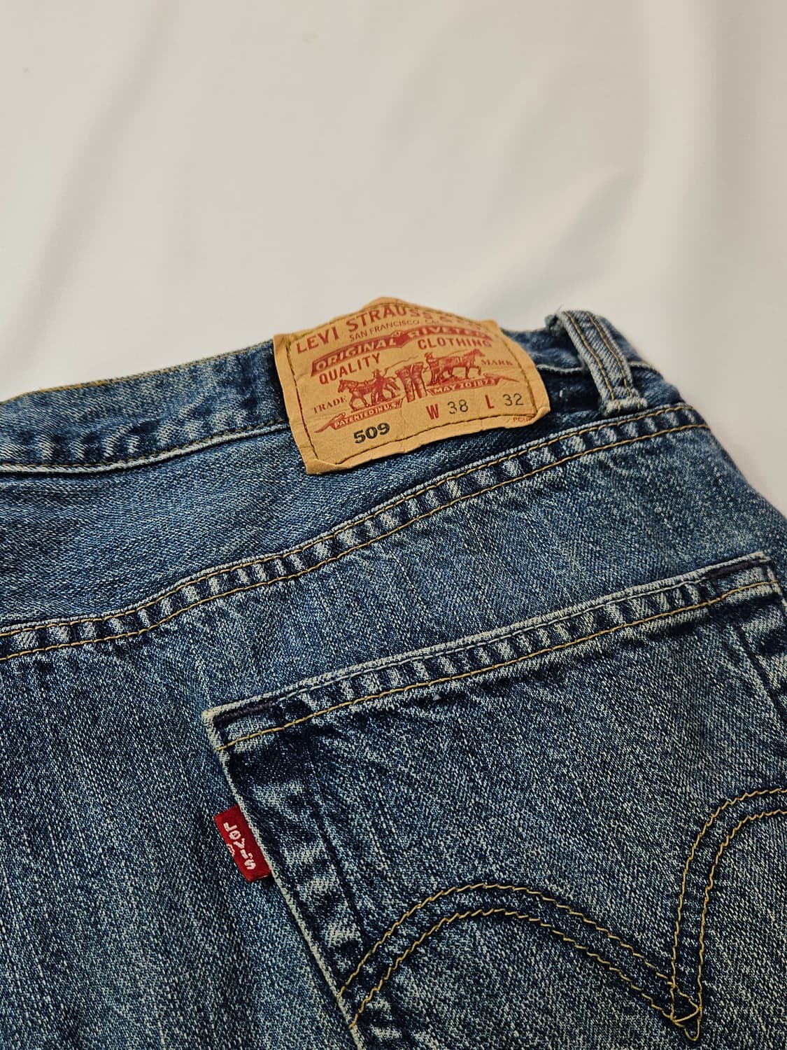 00s 리바이스 509 빈티지 데님팬츠 워싱 진 청바지 38 상품이미지2