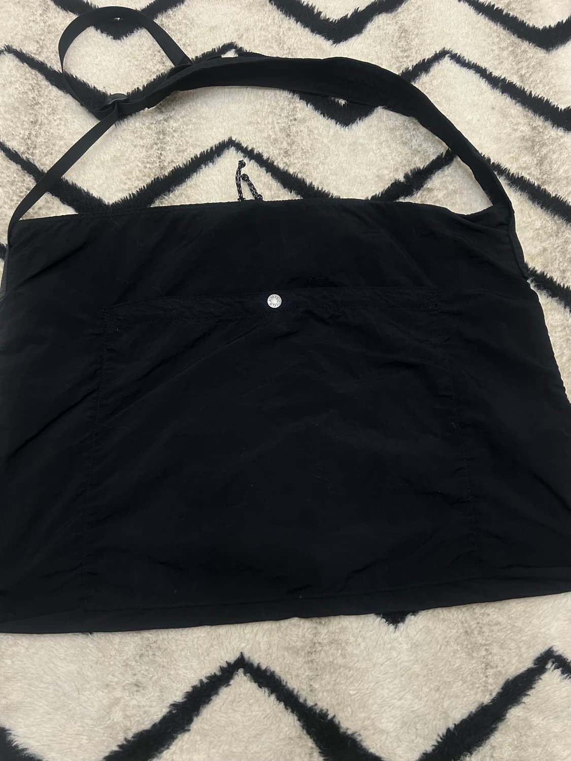 그라미치 빅 쇼퍼 크로스백/블랙 상품이미지4