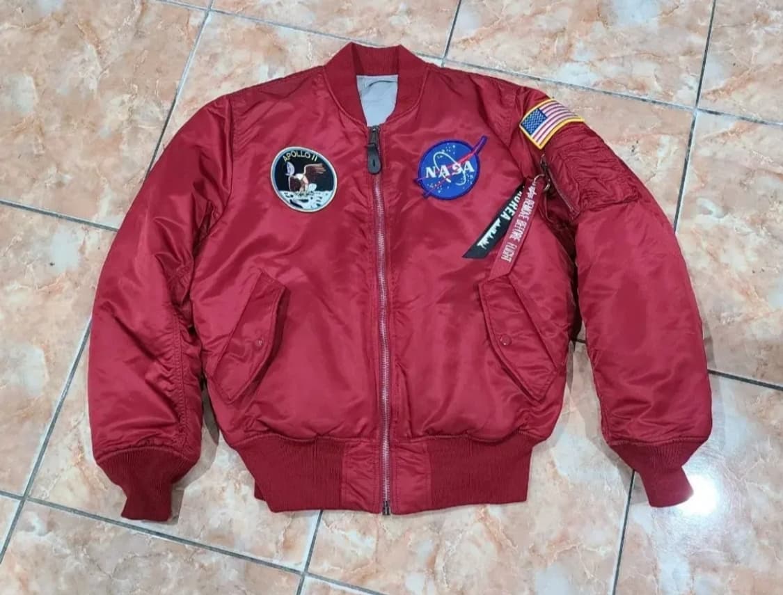 알파인더스트리 MA-1 아폴로 배틀워시 커멘더 레드 상품이미지1