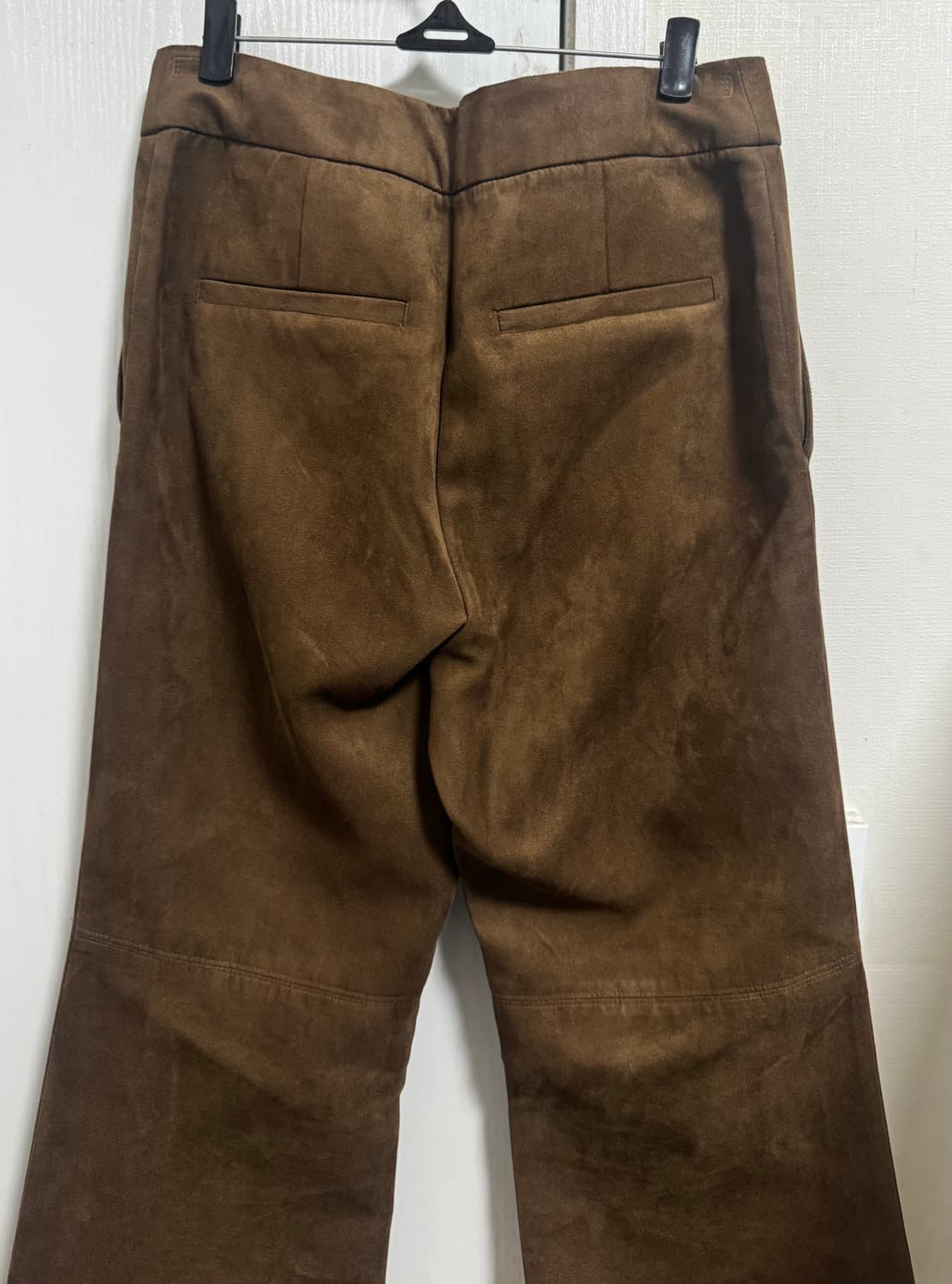 H&M 페이크 스웨이드 부츠컷 팬츠 상품이미지2