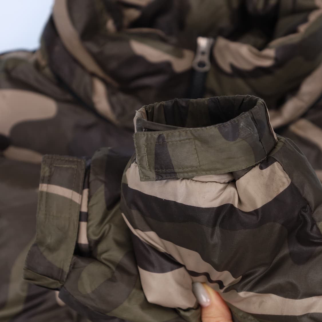[L] 카무플라주 밀리터리 숏패딩 점퍼 1208J1 상품이미지5