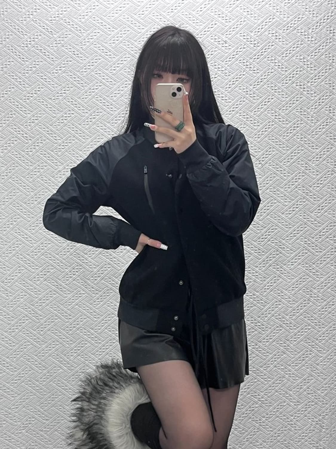 나이키 캐주얼시크 올드스쿨 울 스다티움 바시티자켓 XL C10121 상품이미지2