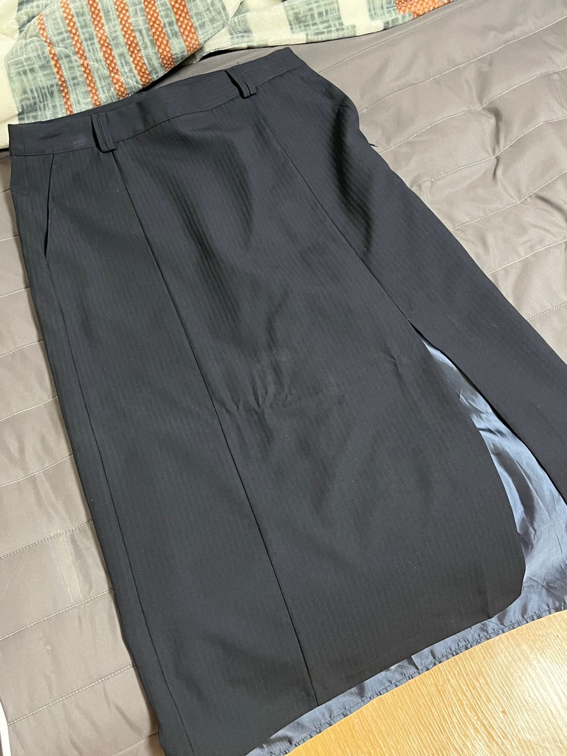 오헤시오 레이어드 롱스커트 네이비 1사이즈 상품이미지2