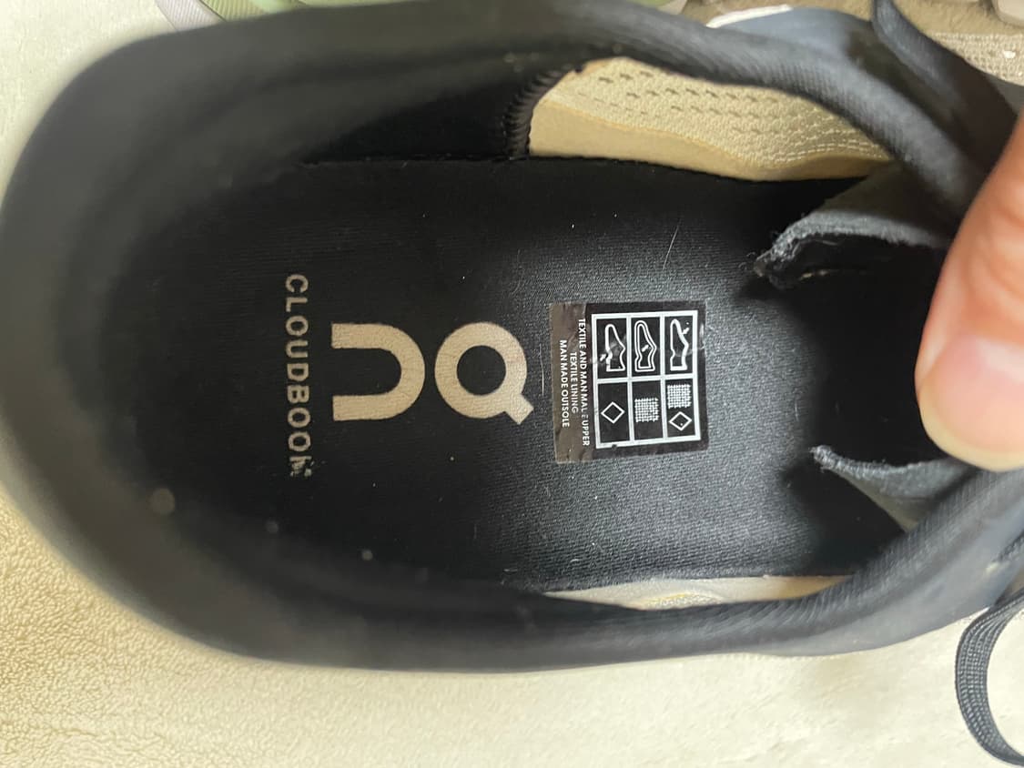 온 러닝 CLOUDBOOM 1 Helion Green /White 270 상품이미지4