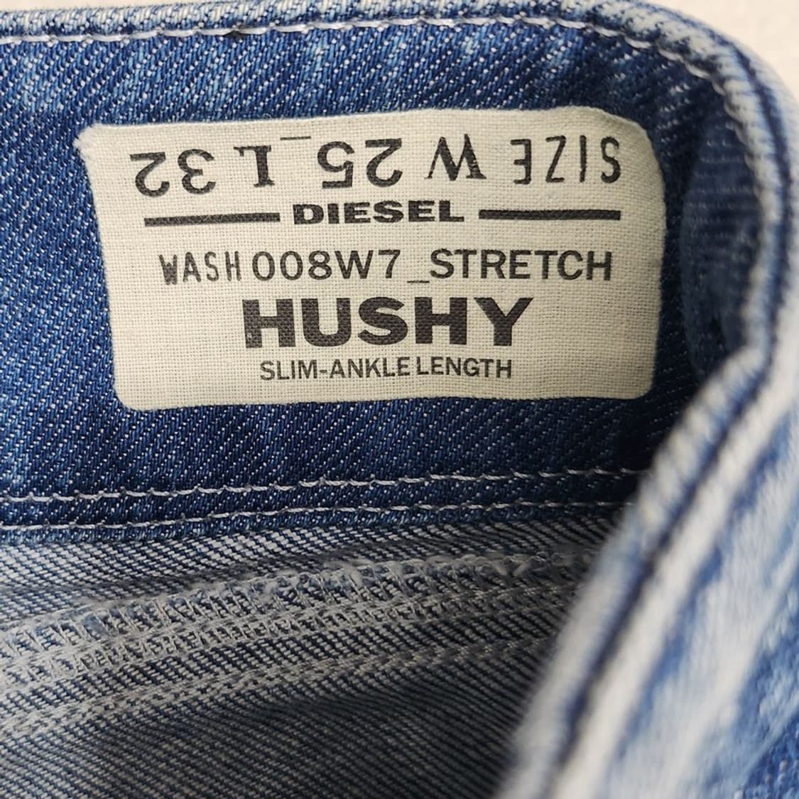 DIESEL HUSHY 스트레이트핏 청바지 Women W 25 L 32 상품이미지5