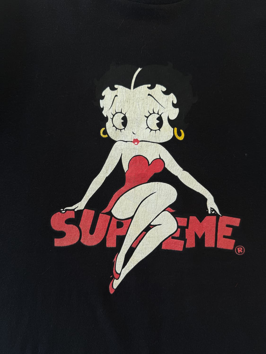 슈프림 루즈핏 16ss 베티붑 티셔츠 상품이미지3