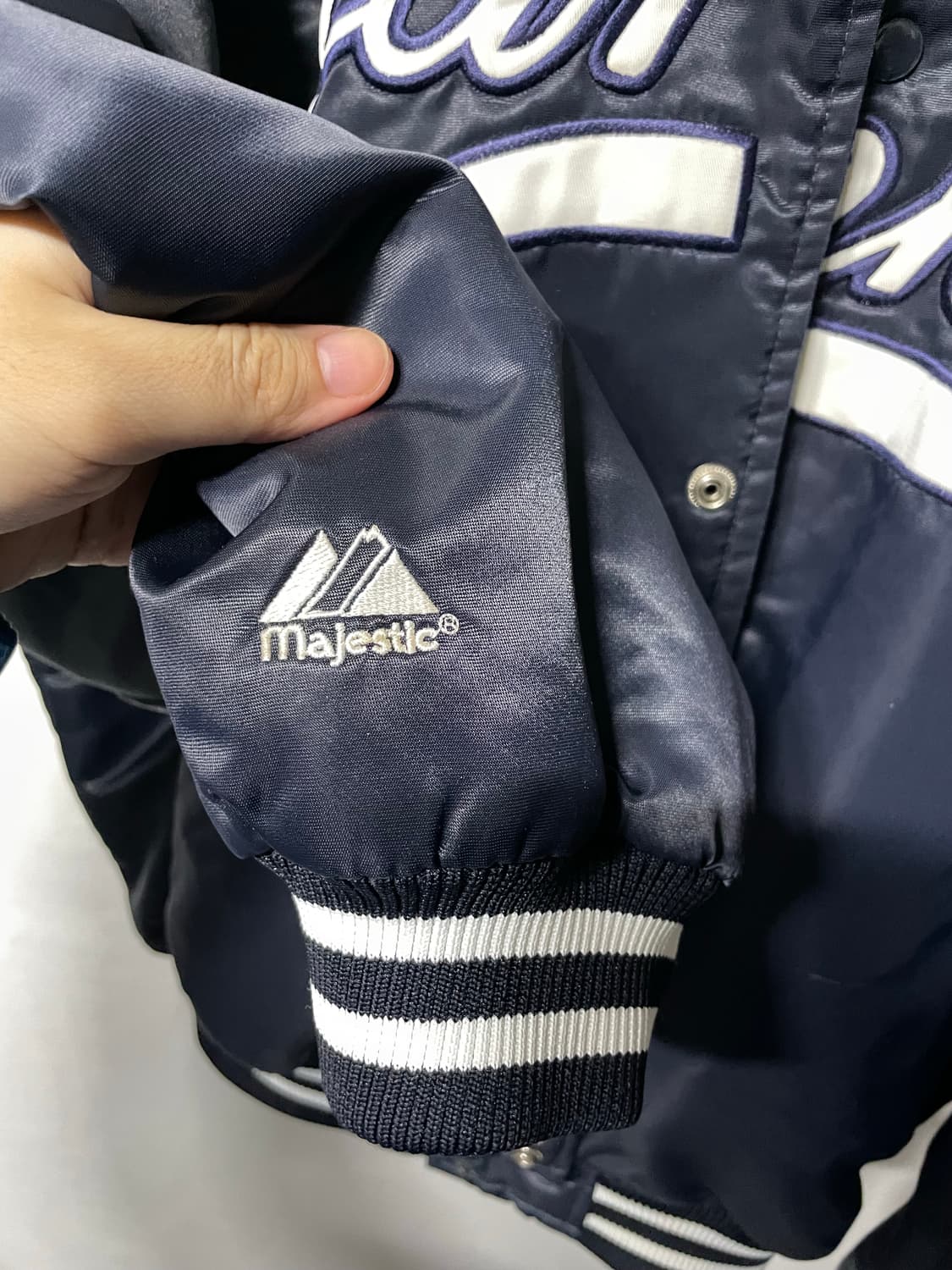 마제스틱 MLB 뉴욕양키즈 새틴자켓 바시티 야구점퍼 상품이미지10