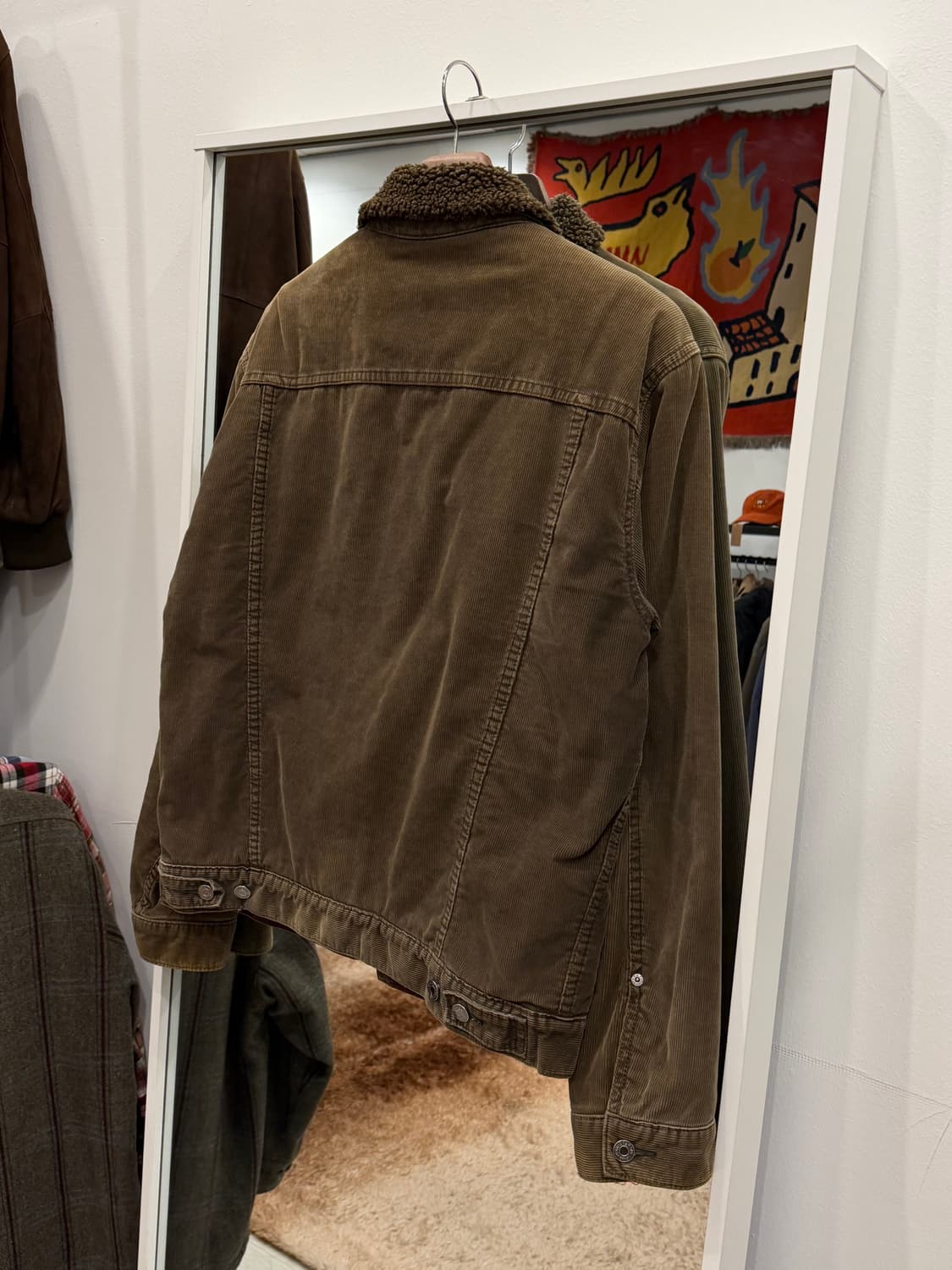90-00s Gap 올드갭 쉐르파 코듀로이 트러커 자켓 상품이미지6