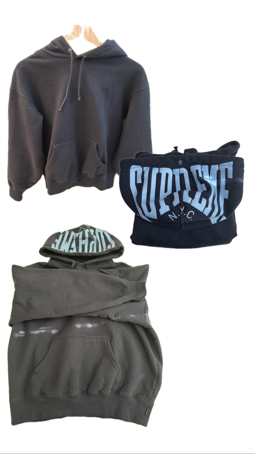 M) 슈프림 로고 후드티 미디움 상품이미지1