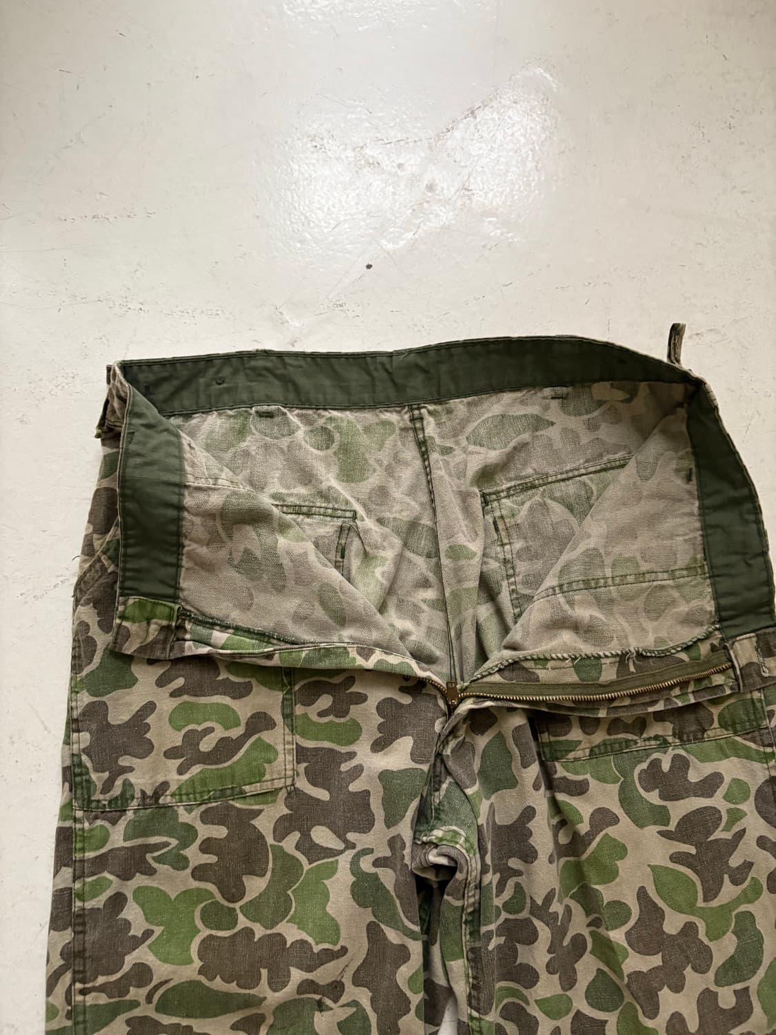 70‘s Vtg Duck hunter camo Fatigue Pant  상품이미지7