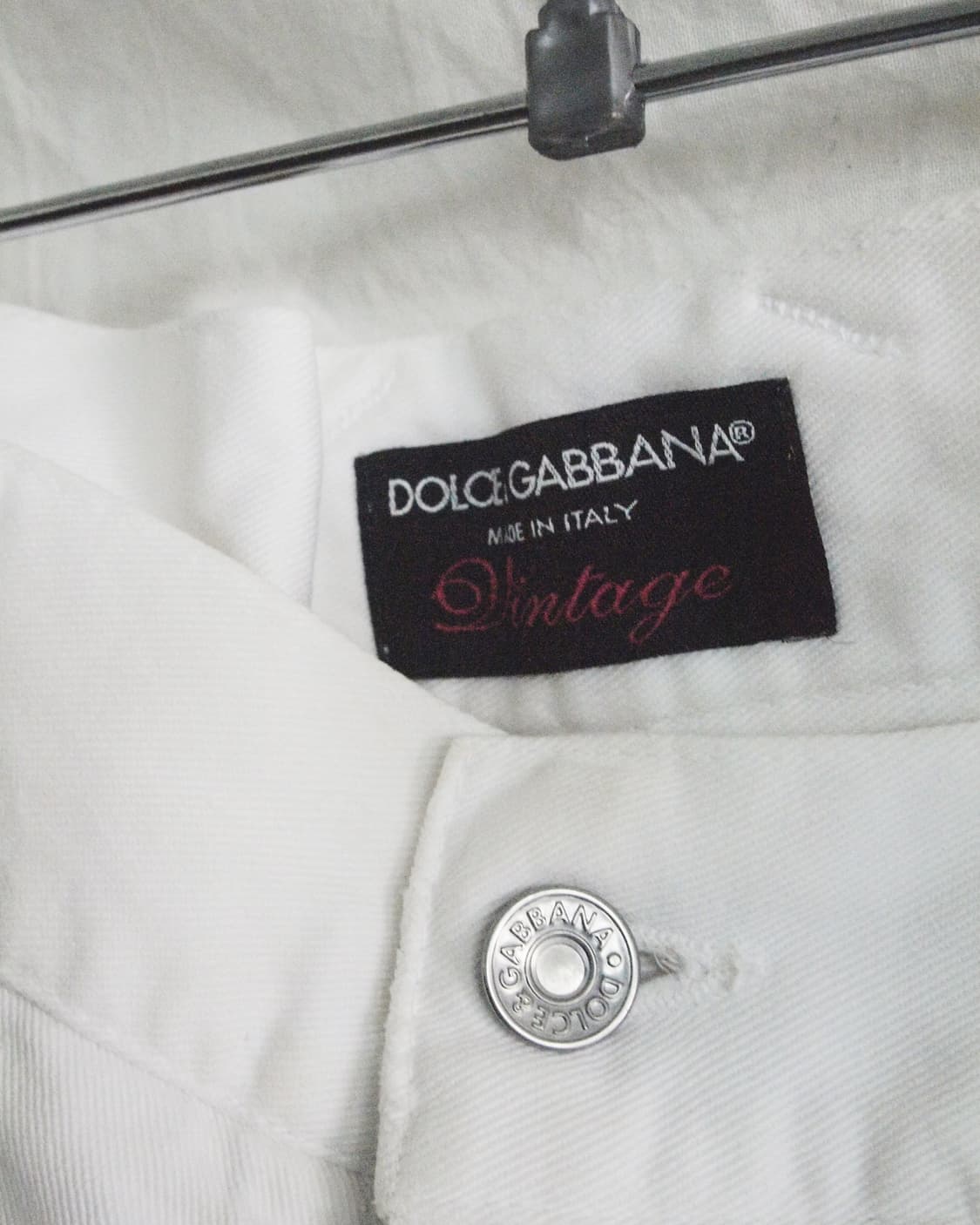 돌체앤가바나 디스트로이드 화이트진 상품이미지8