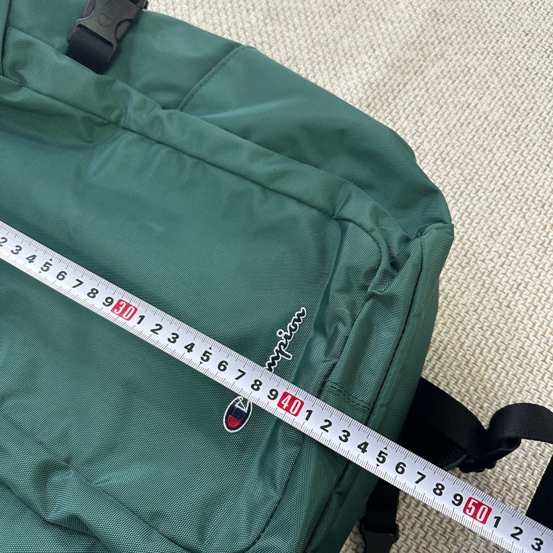 실측확인 챔피온 로고패치 백팩 0406D 상품이미지4