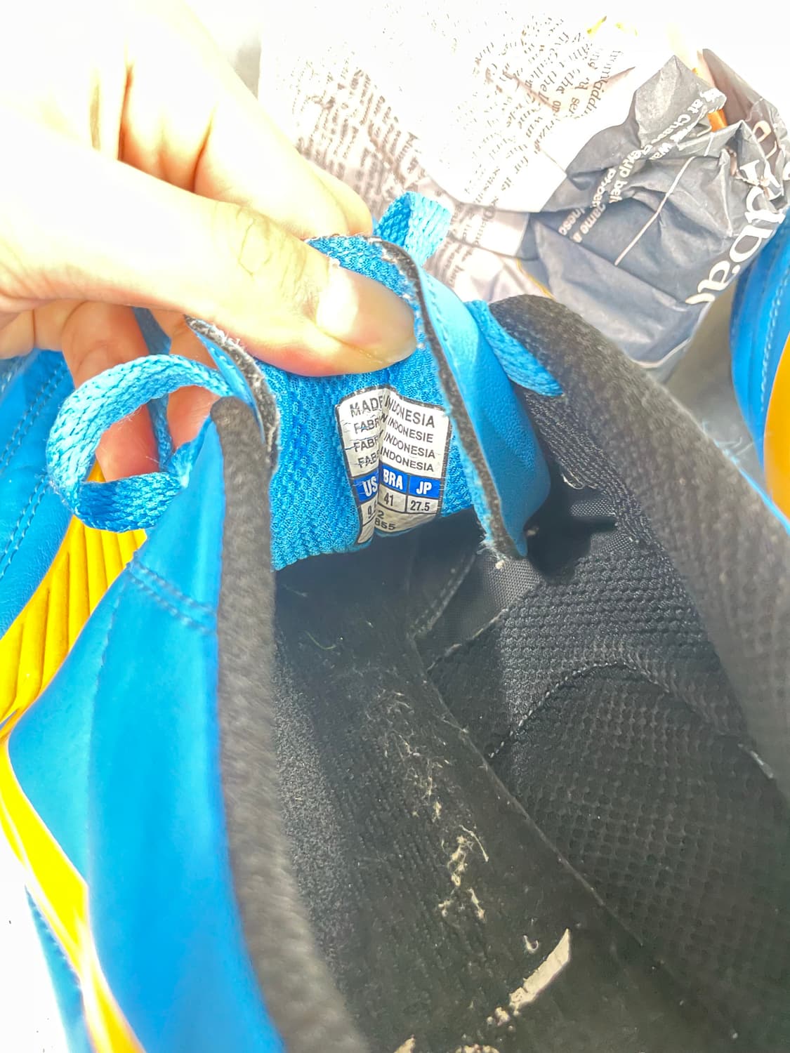 미즈노 포르투나 4 블루 275 상품이미지7