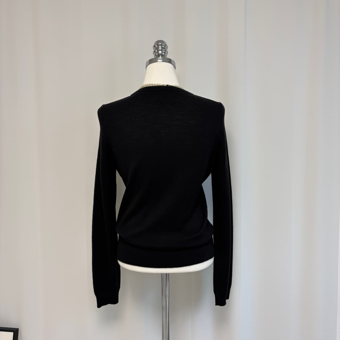 버버리 런던 울 가디건 블랙 상품이미지5