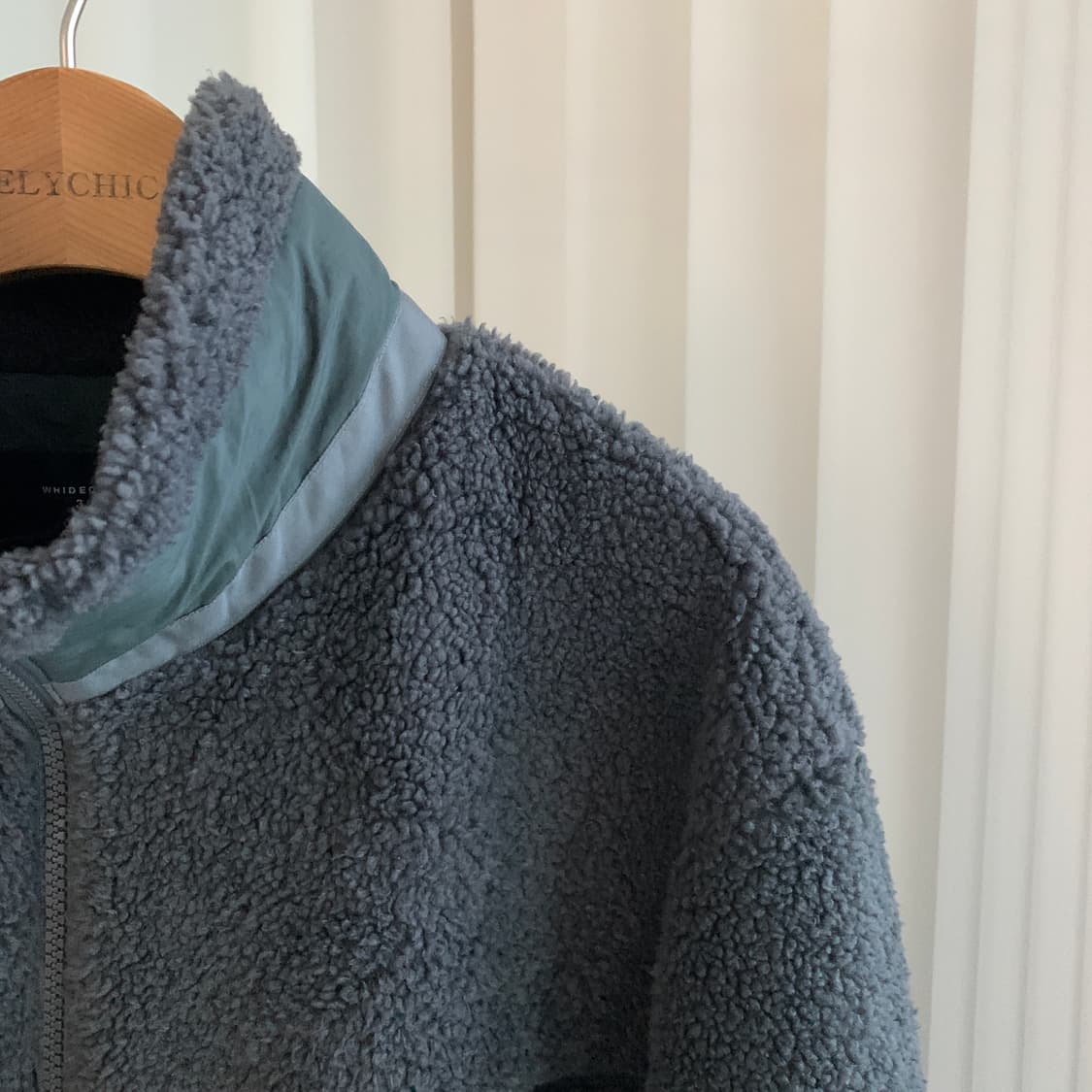 빈티지 whideout 하이드아웃 후리스 베이직 플리스 집업 상품이미지3