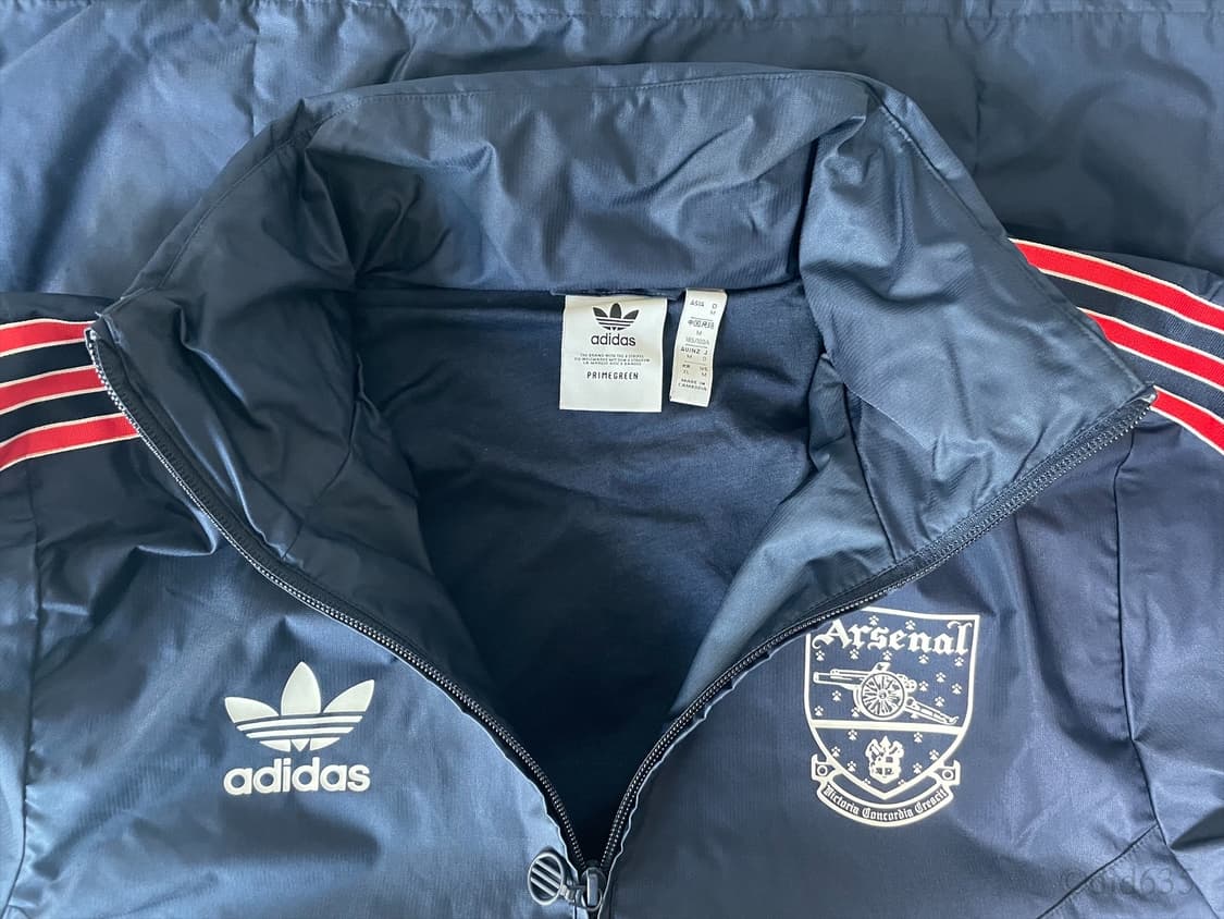 (국내 XL) 90-92 아스날 레트로 레인자켓 판매 상품이미지5